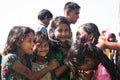 Painted children on Maheskhali Island, Bangladesh